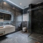 Bathroom at Vova Village, a luxury and private estate of 3 bedroom pool villas located in Chaweng, Koh Samui, Thailand